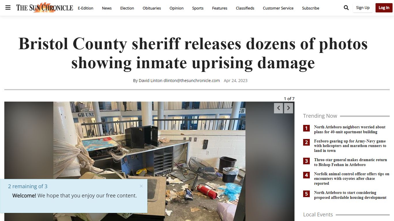 Bristol County sheriff releases dozens of photos showing inmate ...